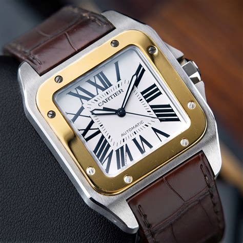 cartier santos de cartier watch price|cartier santos 100 price uk.